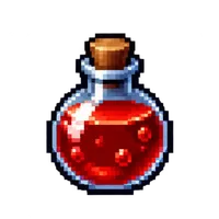Actual SpriteArk export: Red potion