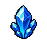 Actual SpriteArk export: Blue crystal